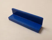 Lego x2 Blue 1x4x1 Panel, Rounded Corners, 15207, 30413, 43337 (028-228)