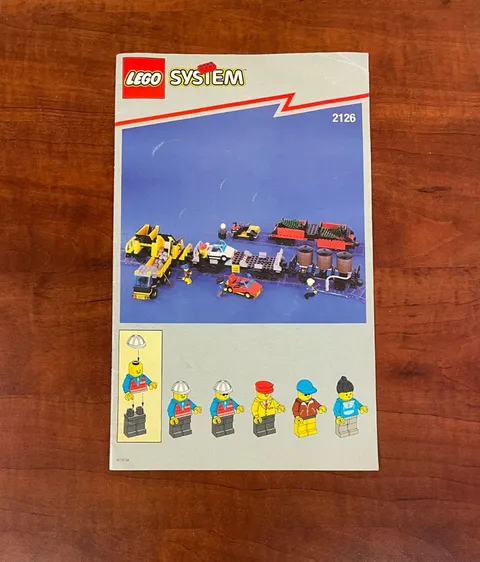 Lego 2126 - Train Cars - Instructions (Only)