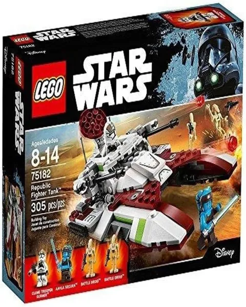 LEGO Star Wars 75182 Republic Fighter Tank Battle Set Clone Wars 305pcs