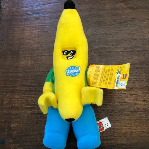 Lego Banana Guy Stuffed Animal Plush 11" Brand New