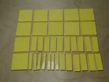 LEGO Light Yellow Wall Panel Pieces Lot