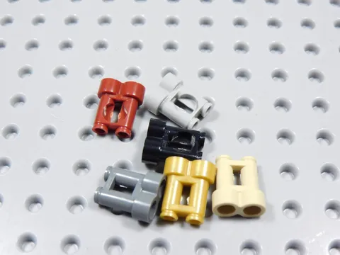 LEGO Lot of 6 Binoculars Red Gold Tan Gray Black Accessory Minifig BS