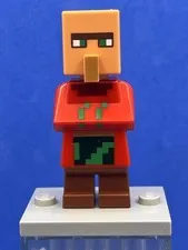 Villager (Farmer, Savannah Outfit) min120 - LEGO Minecraft Used Minifigure