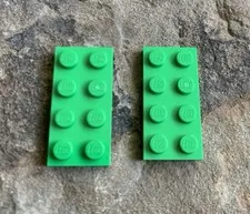 Lego 3020 Light Green Replacement Parts Pieces Lot of 2