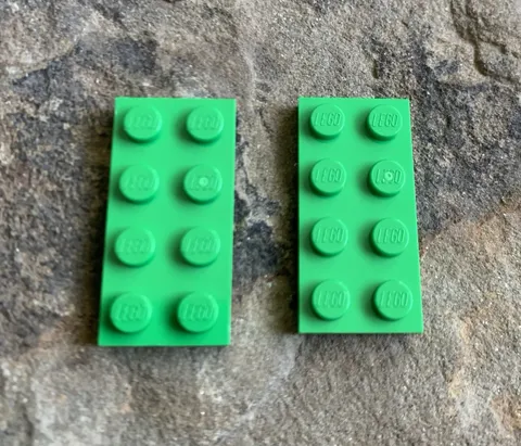 Lego 3020 Light Green Replacement Parts Pieces Lot of 2