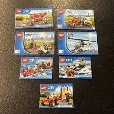 Lego City Instruction Manuals Only Lot Of 7