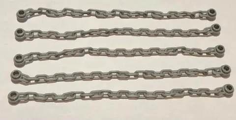 5 X NEW LEGO 21 Link Chains Light Bluish Gray LBG Fig Chain Minifigures Lot 69