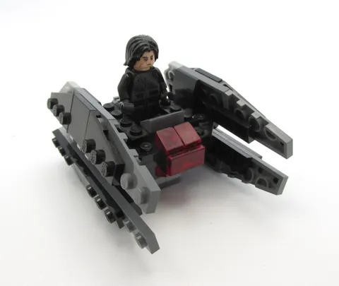 LEGO Star Wars: Kylo Ren TIE Silencer Microfighter from 75196