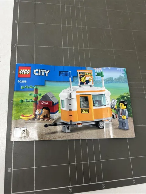 VINTAGE TOY LEGO MANUAL INSTRUCTIONS BOOKLET ART CITY 60258