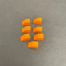 Lego 3040 Orange Replacement Parts Pieces Lot of 7
