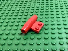 1976 LEGO Red Engine Smooth 1x2 Side Plate No AXLE HOLDER Legoland 386 770#3475a