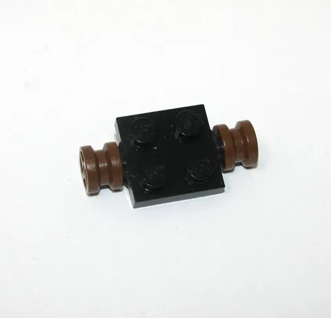 LEGO 1980s / 1990s Brown Cannon Wheels 4624 For Pirate Ship, Barracuda, Clipper