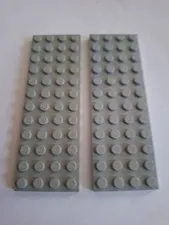 No 427 2x Lego plate 4x12.  3029 Light Grey