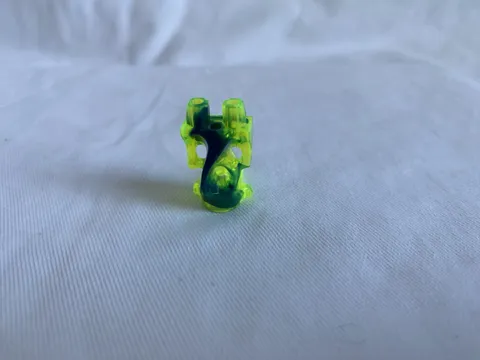 LEGO Ghost LEG GREEN Green Trans Bright One Foot Leg Ghostly #4