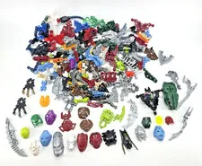 LEGO BIONICLE Large Bulk Lot Random Parts Pieces Weapons Masks Armor 1 lb 10 oz