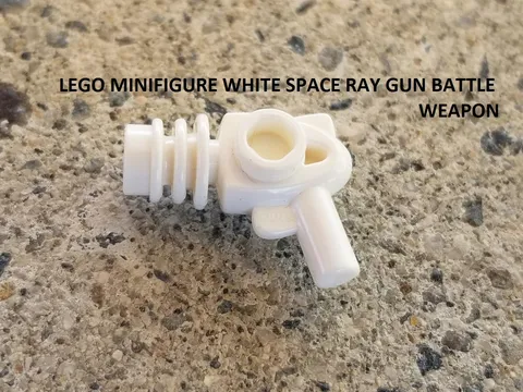 LEGO Minifigure White Space Ray Gun Battle Weapon