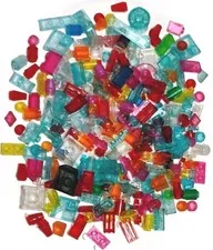 LEGO Clear Translucent Brick Lot Lights Vehicle Space Star Wars Blaster Etc 🔥