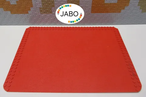 (R3/PB 12) LEGO 785 Plate 24x32 Red with Edge Studs Set 264