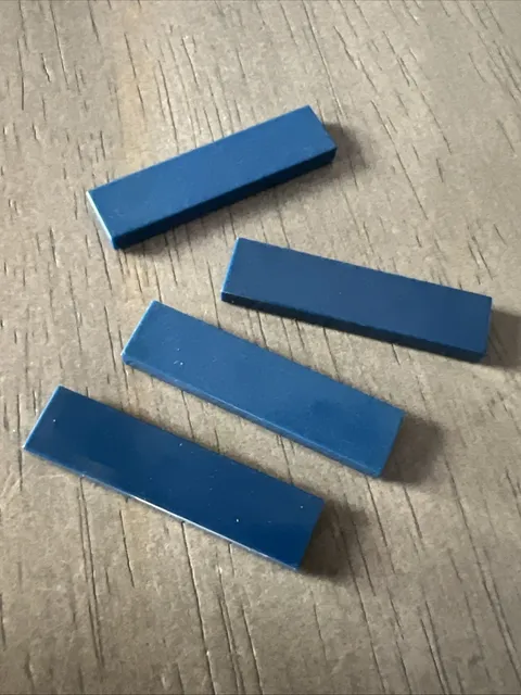 LEGO 2431 Dark Blue Tile 1x4 - 4 Pieces