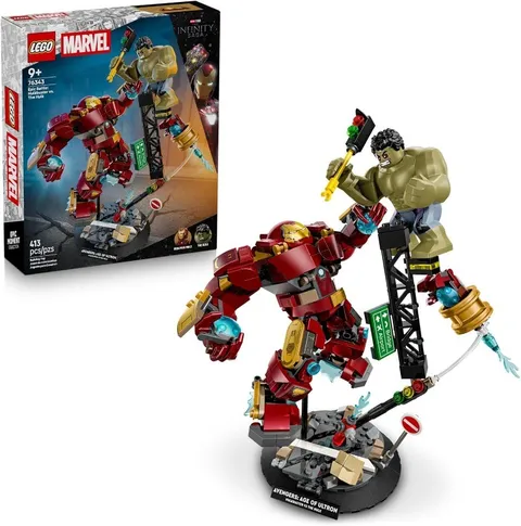 ⭐ 	LEGO Marvel Epic Battle: Hulkbuster vs. The Hulk Building Toy 76343 ⭐