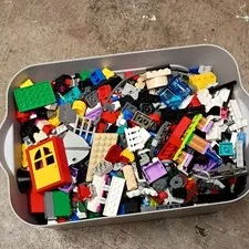 LEGO Bulk Lot- Mixed Pieces/Sets - No Minifigs- 4lbs