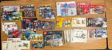 Huge Lot Lego Instructions Manuals -Jurassic Park, Monsters, Turtles, Marvel