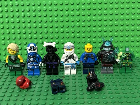 Lego Ninjago Figure Lot Lloyd Jay Zane Lord Garmadon General Vex