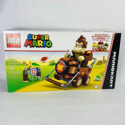 New! Lego Super Mario Kart Donkey Kong DK Jumbo Set 72033 Nintendo