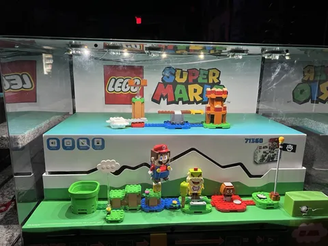Super Mario Lego Store Display