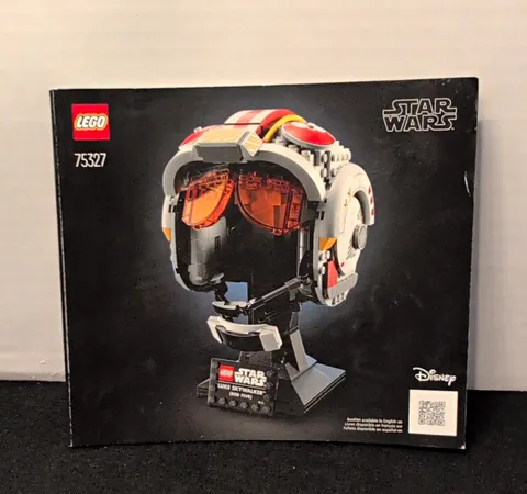LEGO Star Wars 75327 Luke Skywalker (Red Five) Helmet Manual Booklet 2022