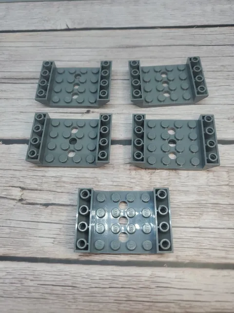 LEGO Slope, Inverted 45° 6 x 4 Double with 4 x 4 Cutout Part 60219 (5 pcs)