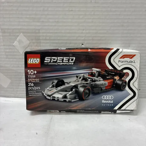 LEGO Speed Champions 77259 Audi Revolut F1 Team R26 216pc Building Toy Formula 1