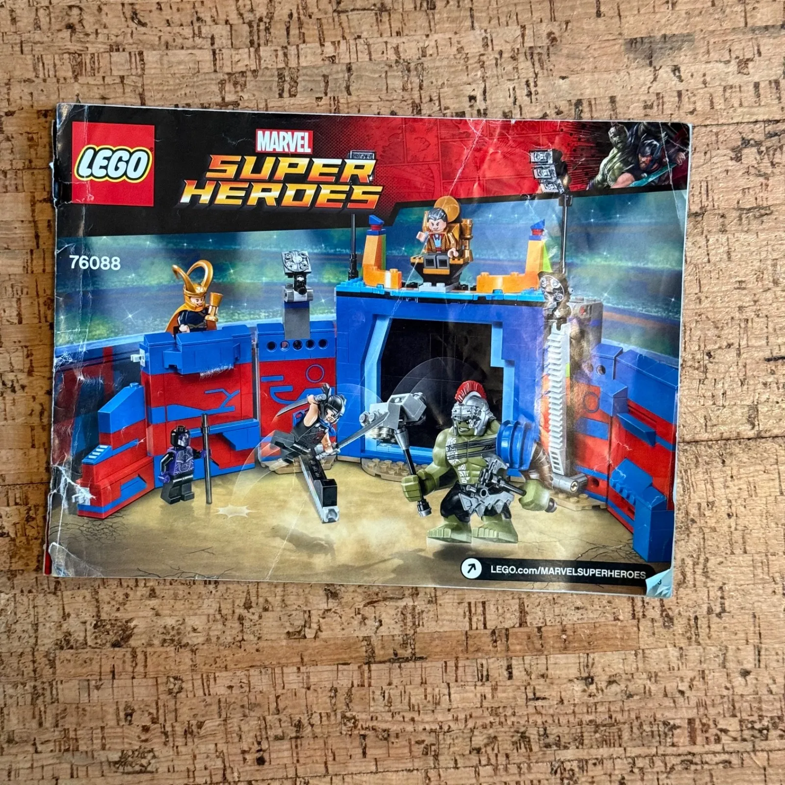 Lego Marvel Super Heroes Arena Clash Thor Hulk 76088 Instruction Manual ONLY