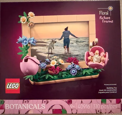 LEGO 40916 Botanicals - Floral Picture Frame Retired, (Brand New/Factory Sealed)