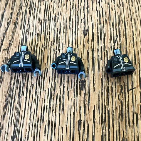 LEGO Minifigure Torso Police Officer Printed Lot 3 973pb5362c01
