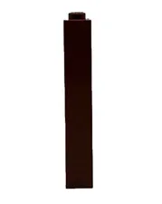 Lego 2453b Reddish Brown Brick 1 x 1 x 5 With Solid Stud Element 4226966