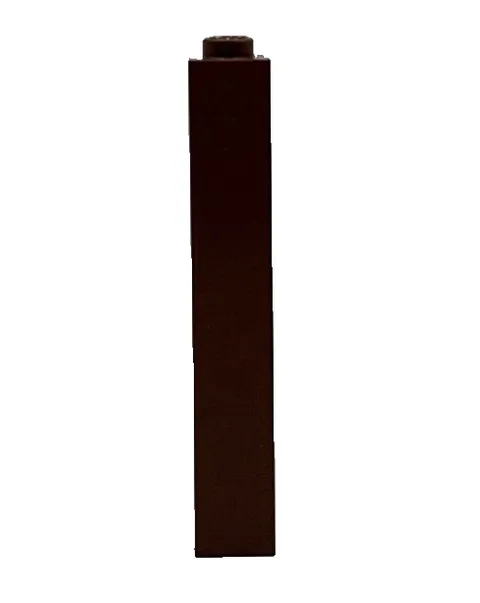 Lego 2453b Reddish Brown Brick 1 x 1 x 5 With Solid Stud Element 4226966