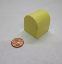 Lego Duplo Light Yellow Rounded Curved Block Specialty Topper Block Part