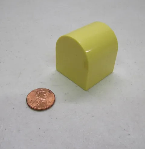 Lego Duplo Light Yellow Rounded Curved Block Specialty Topper Block Part