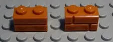 Lego Brick Masonry Brick Brick 1x2 Dark Ochre 5 Pieces