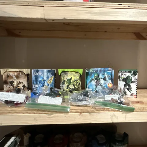 LEGO BIONICLE Polybag Sets Lot w/ Manuals & Bagged Parts Age 6-16