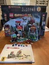 LEGO MONKIE KID: Monkie Kid's Team Hideout (80044) READ DESCRIPTION - USED