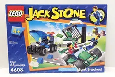 LEGO 4608 Jack Stone Bank Breakout Rare Vintage NEW Sealed 65pcs Set