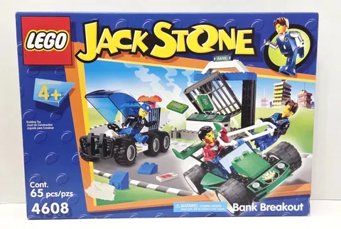 LEGO 4608 Jack Stone Bank Breakout Rare Vintage NEW Sealed 65pcs Set