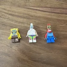 LEGO SpongeBob SquarePants, Mr. Krabs Large Grin & Patrick minifigure