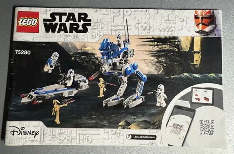 LEGO STAR WARS 501st Legion Clone Troopers # 75280 Instructions Manual ONLY