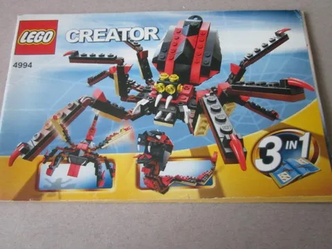 Lego Building Instructions Instruction Creator 4994 Spinhne, Spyder 3 in 1