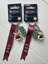 Lego Elves Roblin Minifigure Keychain New ~ Set of 2