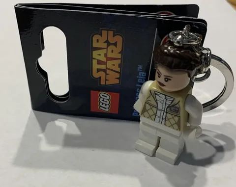 Princess Leia LEGO Star Wars Keychain Hoth Outfit 850997 RETIRED 2014 New Disney