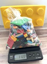 LEGO  Yellow Storage Brick box plus Legos 14x7